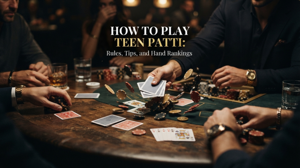 How to Play Teen Patti: Rules, Tips, and Hand Rankings